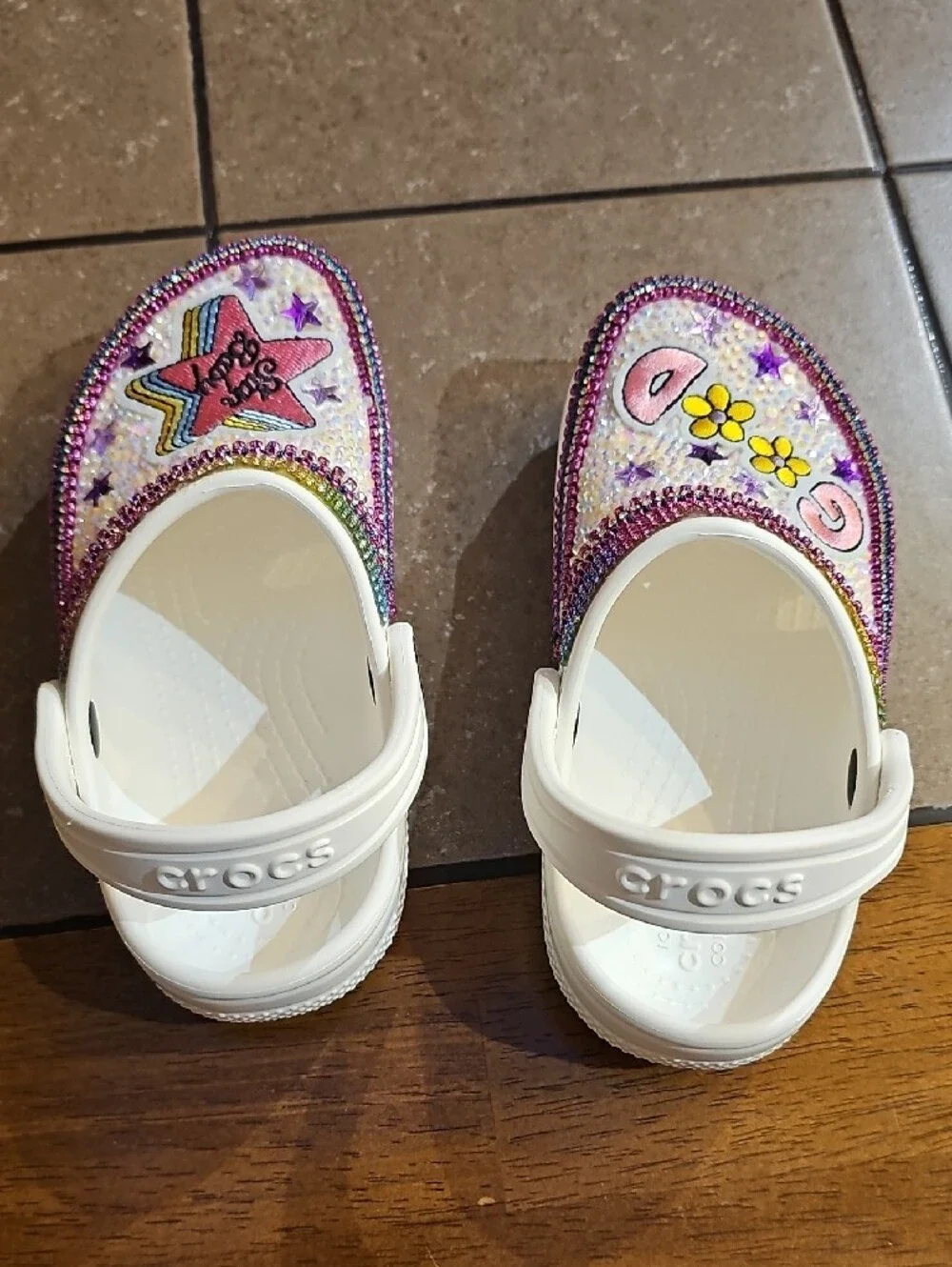CROCS sparkling white